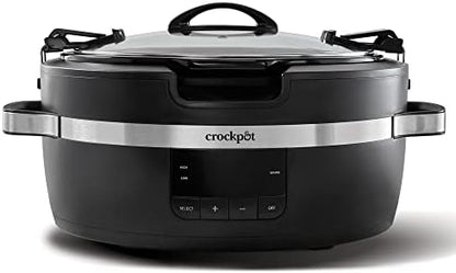 Crock-Pot Thermoshield 6 Quart Slow Cooker with Carry Handles N0ET