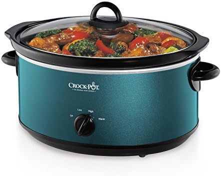 Crock-Pot 7 Quart Manual Slow Cooker – Turquoise OH9H
