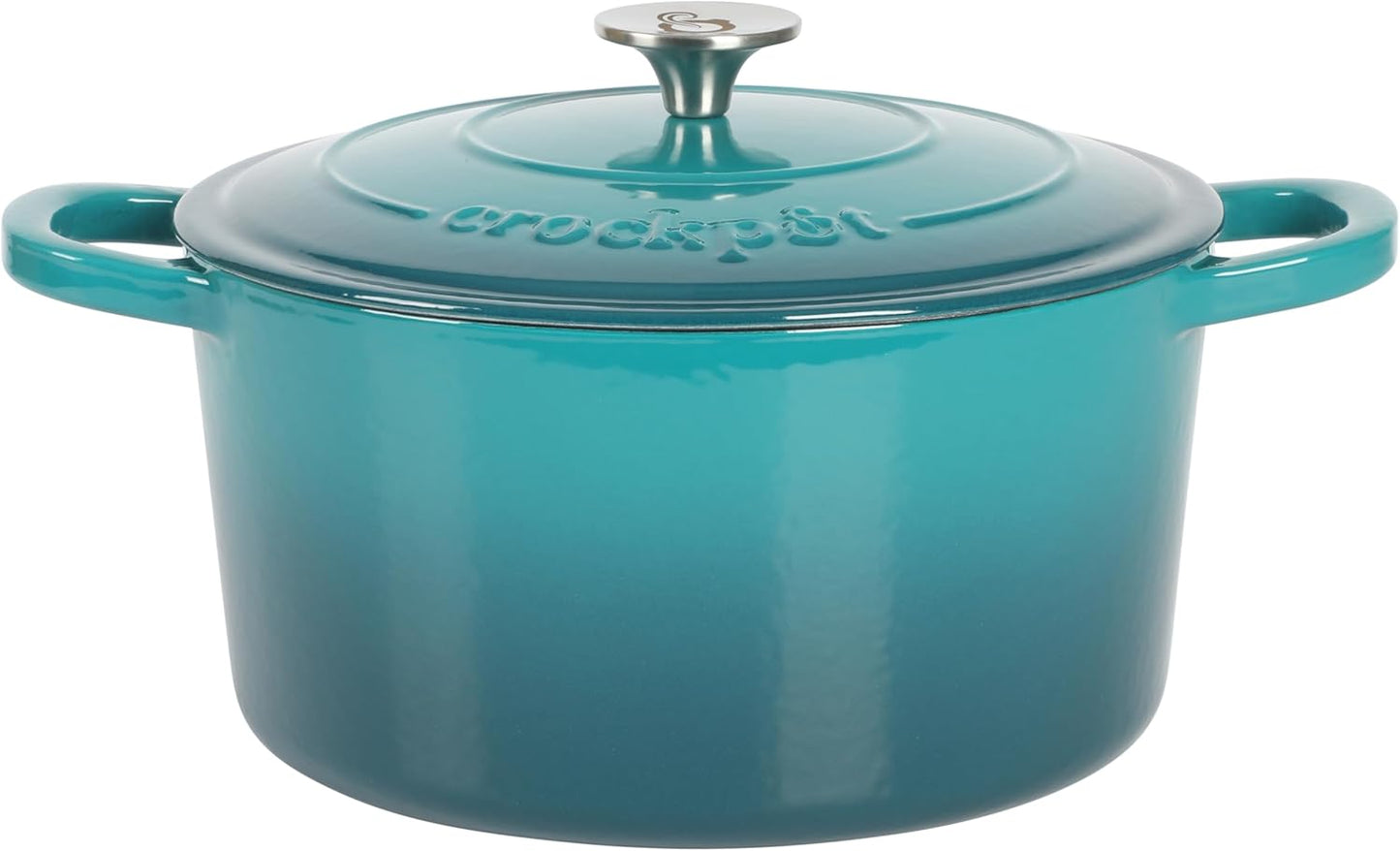 Crock-Pot 3 Quart Enameled Cast Iron Dutch Oven – Aqua NYQB