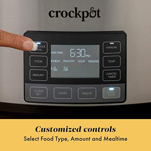 Crock-Pot MyTime 6 Quart Programmable Slow Cooker 3K0G