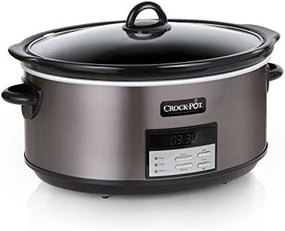 Crock-Pot 8 Quart Programmable Slow Cooker with Auto Warm HV9B