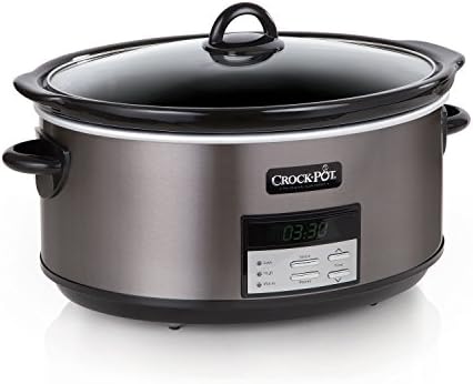 Crock-Pot 8 Quart Programmable Slow Cooker with Auto Warm HV9B