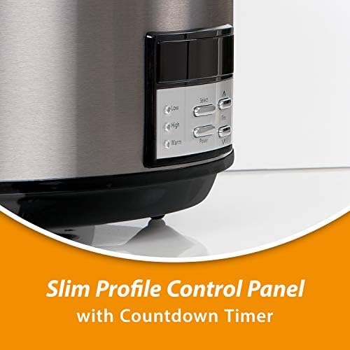 Crock-Pot 8 Quart Programmable Slow Cooker with Auto Warm HV9B