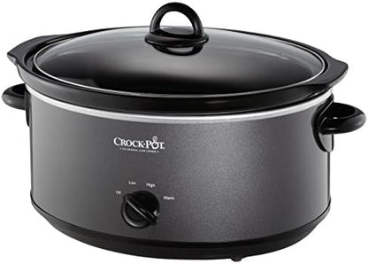 Crock-Pot 7 Quart Slow Cooker – Charcoal DLN3