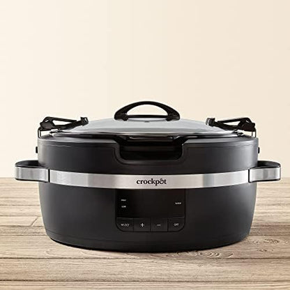 Crock-Pot Thermoshield 6 Quart Slow Cooker with Carry Handles N0ET