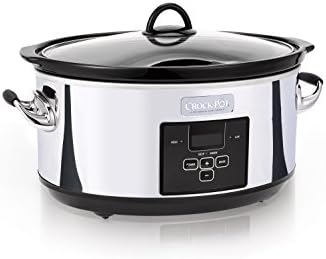 Crock-Pot 7 Quart Programmable Slow Cooker – Polished Platinum GVWN