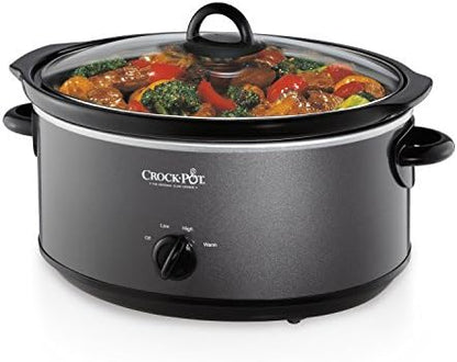 Crock-Pot 7 Quart Slow Cooker – Charcoal DLN3