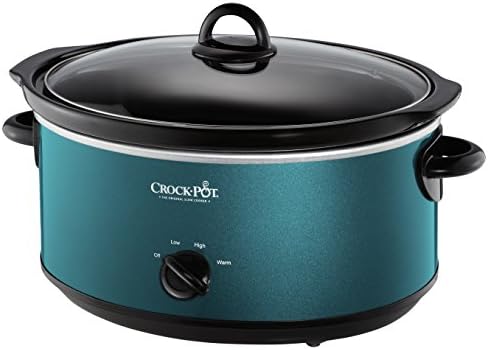 Crock-Pot 7 Quart Manual Slow Cooker – Turquoise OH9H
