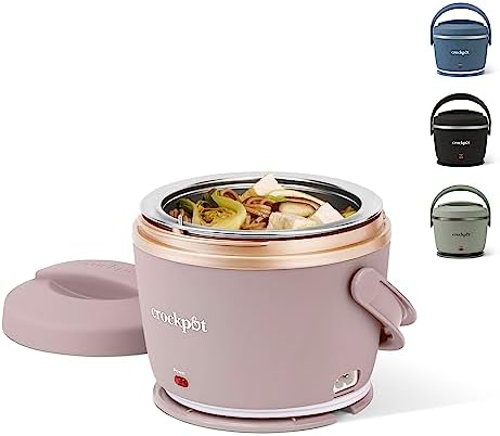 Crock-Pot Electric Lunch Box Food Warmer 20oz – Blush Pink VOZB