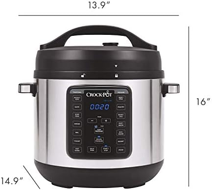 Crock-Pot 8 Quart Express Crock Multi-Use Pressure Cooker ZUCX