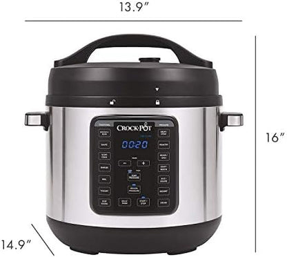 Crock-Pot 8 Quart Express Crock Multi-Use Pressure Cooker ZUCX