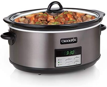 Crock-Pot 8 Quart Programmable Slow Cooker with Auto Warm HV9B