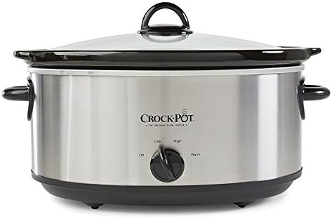 Crock-Pot 7 Quart Oval Manual Slow Cooker – Stainless Steel IDGX