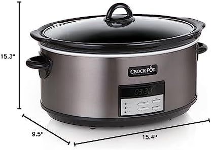 Crock-Pot 8 Quart Programmable Slow Cooker with Auto Warm HV9B