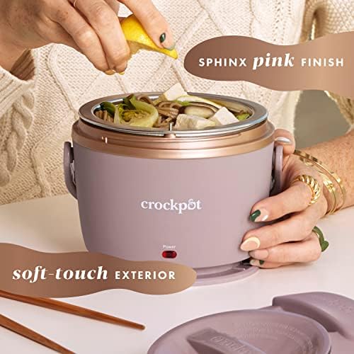 Crock-Pot Electric Lunch Box Food Warmer 20oz – Blush Pink VOZB