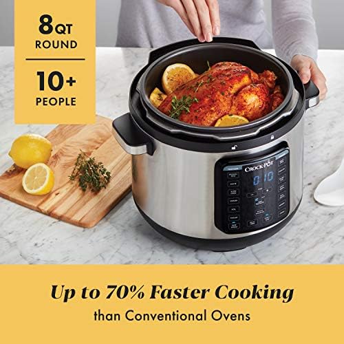 Crock-Pot 8 Quart Express Crock Multi-Use Pressure Cooker ZUCX