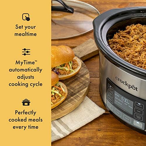 Crock-Pot MyTime 6 Quart Programmable Slow Cooker 3K0G