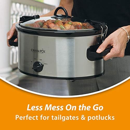 Crock-Pot Cook & Carry 6 Quart Portable Slow Cooker 4K23
