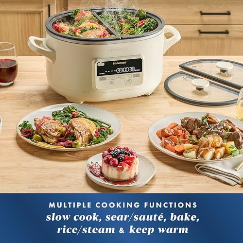 Crock-Pot MultiMeal Multicooker with Programmable Slow Cooker UY9E