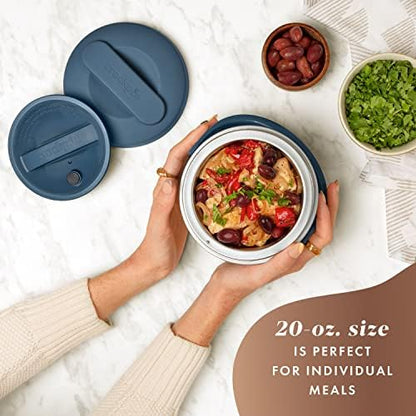 Crock-Pot Electric Lunch Box Food Warmer 20oz – Faded Blue 0ME9