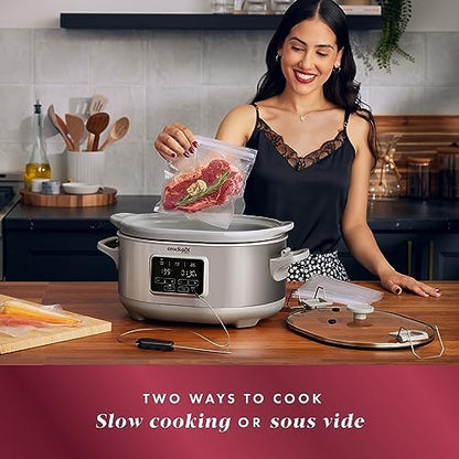 Crock-Pot 7 Quart Programmable Cook & Carry Slow Cooker INRI