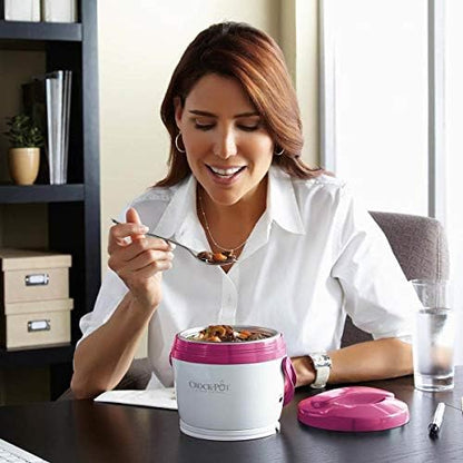 Crock-Pot Lunch Crock Portable Food Warmer 20oz – Pink EIQO