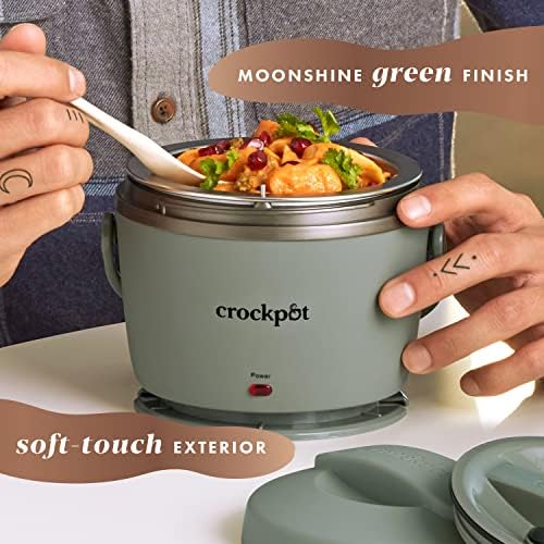 Crock-Pot Portable Electric Lunch Box Food Warmer – Green CR7M