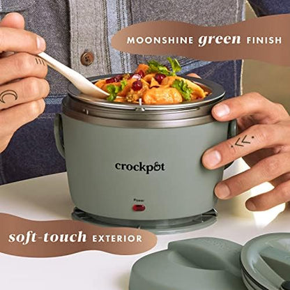Crock-Pot Portable Electric Lunch Box Food Warmer – Green CR7M