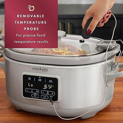 Crock-Pot 7 Quart Programmable Cook & Carry Slow Cooker INRI
