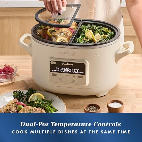 Crock-Pot MultiMeal Multicooker with Programmable Slow Cooker UY9E