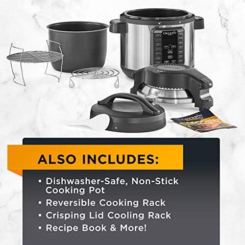 Crock-Pot Express Crisp 8 Quart 10-in-1 Pressure Cooker 0EJP