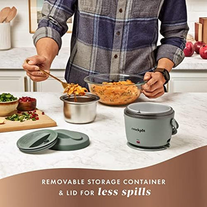 Crock-Pot Portable Electric Lunch Box Food Warmer – Green CR7M