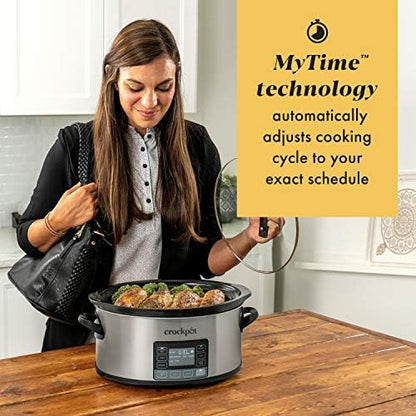 Crock-Pot MyTime 6 Quart Programmable Slow Cooker 3K0G