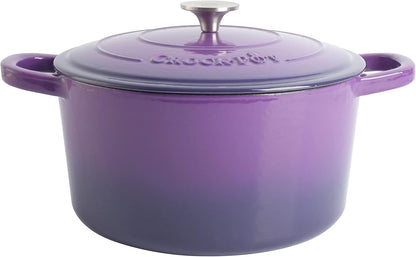 Crock-Pot 3 Quart Enameled Cast Iron Dutch Oven – Aqua NYQB