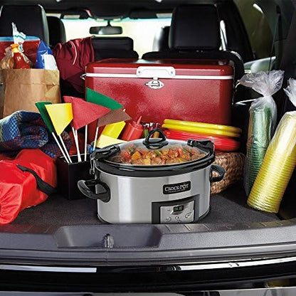 Crock-Pot Cook & Carry 6 Quart Programmable Slow Cooker HU1K