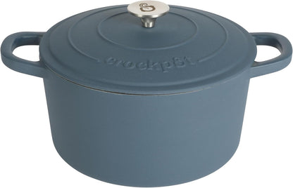 Crock-Pot 3 Quart Enameled Cast Iron Dutch Oven – Aqua NYQB
