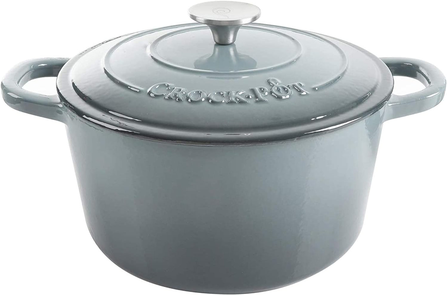 Crock-Pot 3 Quart Enameled Cast Iron Dutch Oven – Aqua NYQB