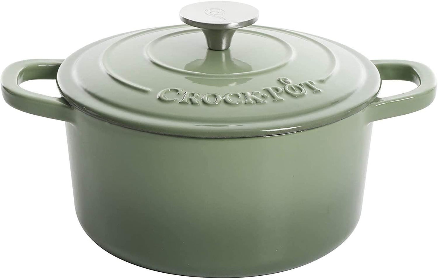 Crock-Pot 3 Quart Enameled Cast Iron Dutch Oven – Aqua NYQB