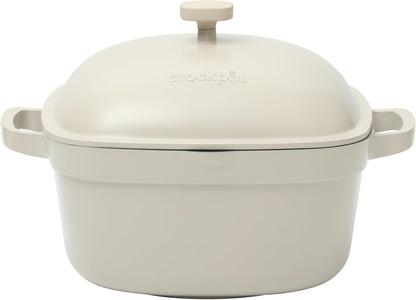 Crock-Pot 3 Quart Enameled Cast Iron Dutch Oven – Aqua NYQB