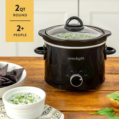 Crock-Pot 2 Quart Mini Slow Cooker – Classic Compact Cooker DMFY