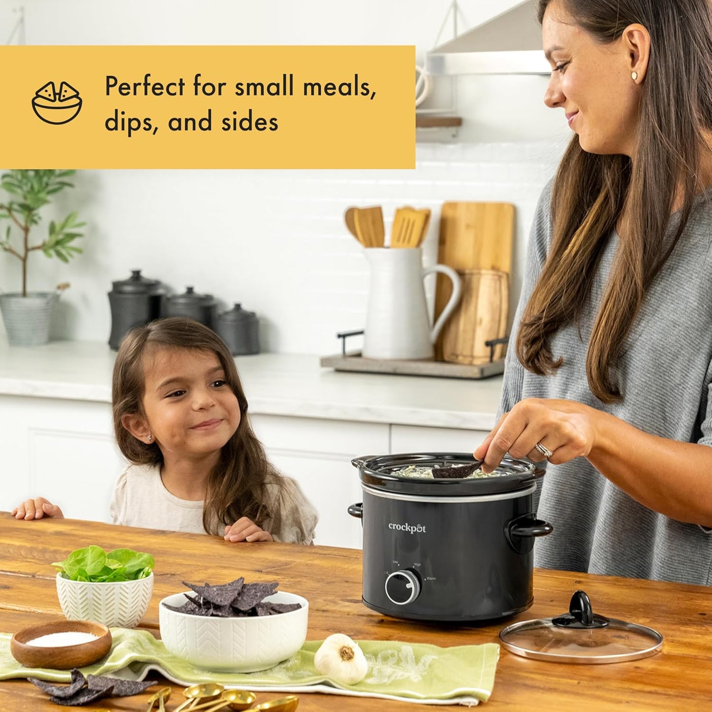 Crock-Pot 2 Quart Mini Slow Cooker – Classic Compact Cooker DMFY